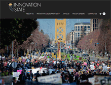 Tablet Screenshot of innovationstate.org